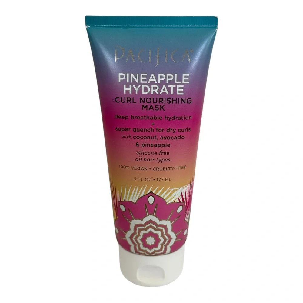 Pacifica Pineapple Hydrate Curl Nourishing Mask 6 fl oz New